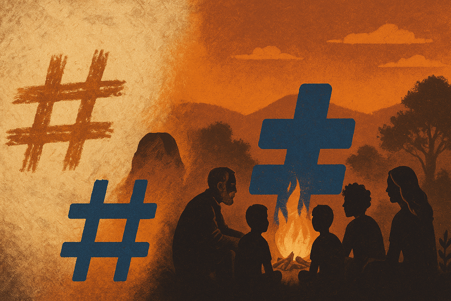 From Hashtags to Hearth Fires: The Next Leap in Human Communication