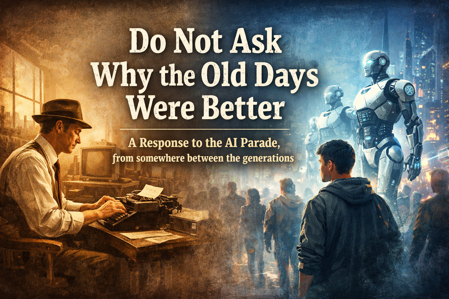 Do Not Ask Why the Old Days Were Better